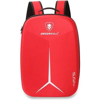 PS5 Dead Skull Back Pack For Slim  Red