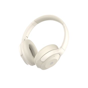 Powerology Hybrid ANC Headphones - Cream