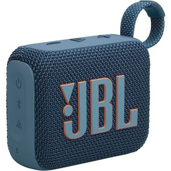 JBL GO 4 Portable Waterproof Wireless Speaker Blue