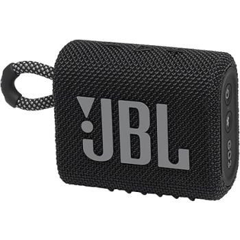 JBL GO 3 Portable Waterproof Wireless Speaker (IMP) Black
