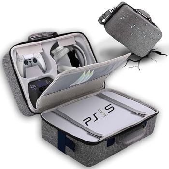 PS5 Hard Shell Carry Case Grey