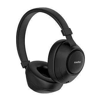 Porodo Soundtec Deep Sound Wireless Over-Ear Headphones Black
