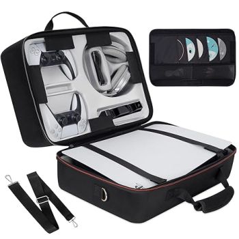 PS5 Hard Shell Carry Case Black