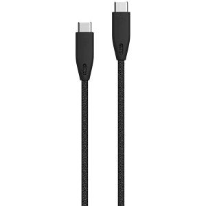 Powerology Braided USB-C To USB-C Cable 2M 100W - Black