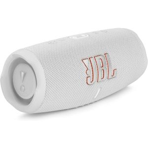JBL Charge 5 Splashproof Portable Bluetooth Speaker-White