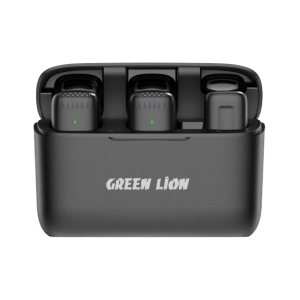 Green Lion 2 in 1 Wireless Microphone (Lightning Connector) -Black