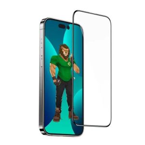 Green Lion 3D Pet HD Glass Screen Protector for iPhone 14