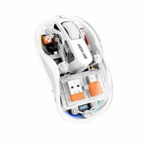 Green Lion Turtle Mouse 2400 DPI - White
