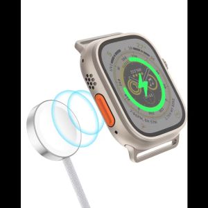 Green Lion Ultra Magnetic Charging Cable (Type-C Interface)3W for iWatch Series-White