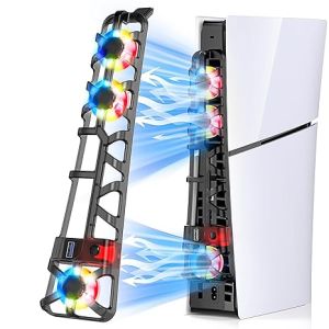 Deadskull Cooling Fan for Ps 5 Slim Black