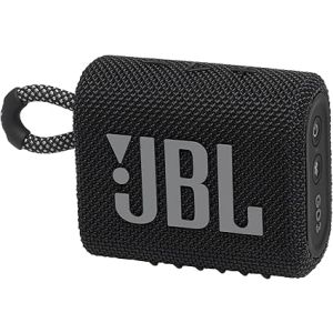 JBL GO 3 Portable Waterproof Wireless Speaker (IMP) Black