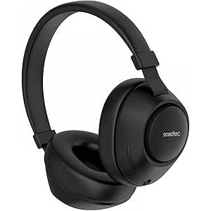 Porodo Soundtec Deep Sound Wireless Over-Ear Headphones Black
