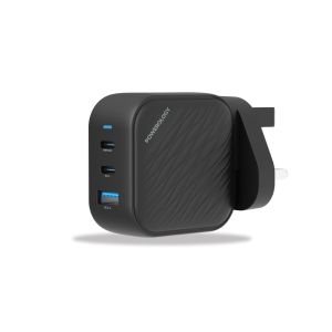 Powerology Gan Ultimate Dual PD Charger 65W-Black