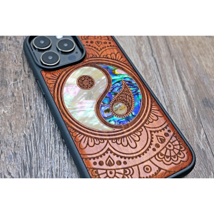 Qi Yang Yan Li Premium Case with Symbol Design for iPhone 14 Pro