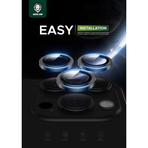 Green Lion HD Plus Camera Lens for iPhone 15 Pro/Pro Max - Silver