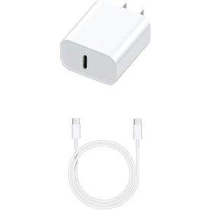 AMOI Fast Charger PD 20W Adapter and Cable Type-C to Type-C - White