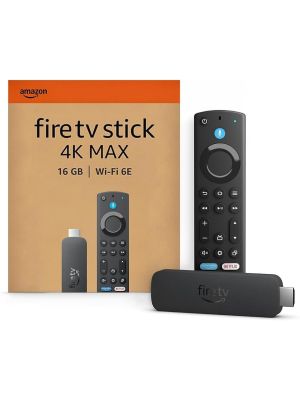 Amazon Fire Tv Stick 4K Max 2nd Gen Wi-Fi 6E-16GB Alexa Voice Remote - Brown