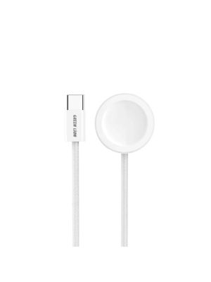 Green Lion iWatch Charger USB-C to Wireless Charger - White