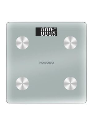 Porodo Lifestyle Gravis Smart Body Fat & BMI Scale - White