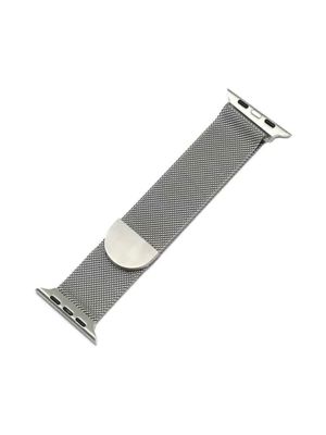 Green Lion Milanese Loop Strap For Iwatch -Silver